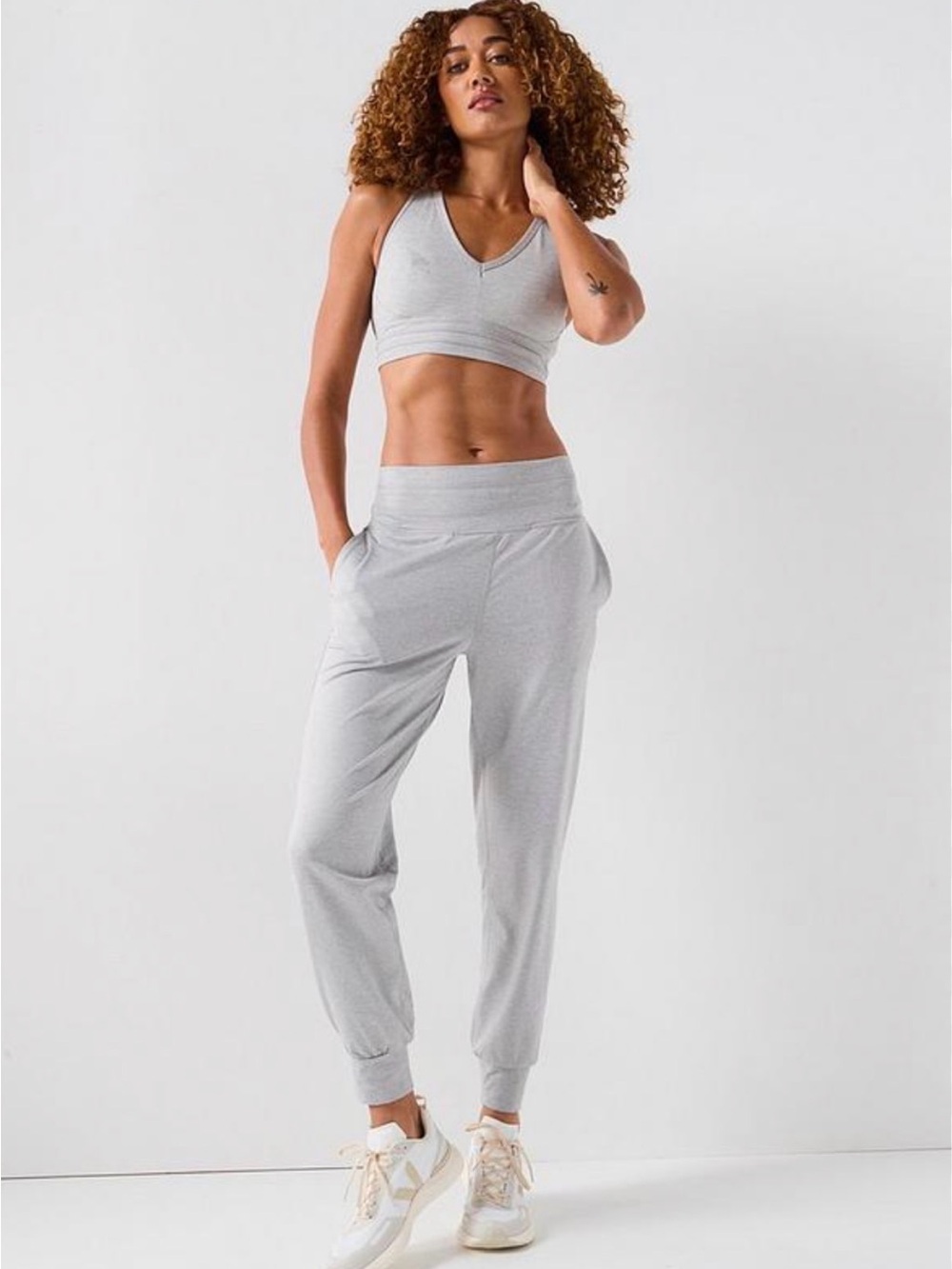 Light Gray Sweaty Betty Gaia Joggers